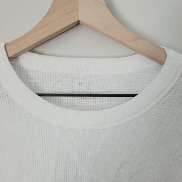 Aerie Waffle Long Sleeve Size Extra Large in White - Picture 2 of 4